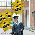 thumbnail image 3 of PMU Grad Congrats Star 18in Mylar Balloon Gold Pkg/10, 3 of 7