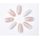 thumbnail image 4 of Uñas postizas de Navidad, copo de nieve blanco, uñas postizas, uñas acrílicas con cubierta completa compatibles con mujeres y adolescentes (estilo 1) Afortunado Sencillez, 4 of 4