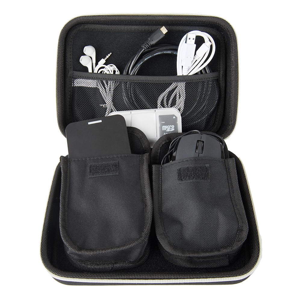 Hard Cube Universal Travel Case Organizer for Small Electronics and Accessories