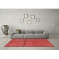 thumbnail image 3 of Ahgly Company Indoor Rectangle Abstract Red Modern Area Rugs, 6' x 9', 3 of 4