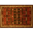 thumbnail image 1 of Ahgly Company Indoor Rectangle Persian Yellow Traditional Area Rugs, 2' x 3', 1 of 4