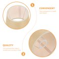 thumbnail image 4 of SASABAXI 1Pcs Beige Fabric Light Shades for Wall Lamp Diffuse Lighting 11.4x6.9x5.1in, 4 of 6