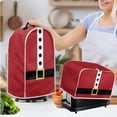thumbnail image 2 of Renewold Christmas Toaster Cover 2 Slice and Blender Cover Santa Clothes Dustproof Cover Set for Kitchen Small Appliance Wide Slot Toaster Oven Covers Food Processor Cover with Hanlde, 2 of 6