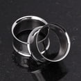 thumbnail image 3 of A Pair of Steel Basic Double Flared Ear Gauge Tunnel Plug, 3 of 4