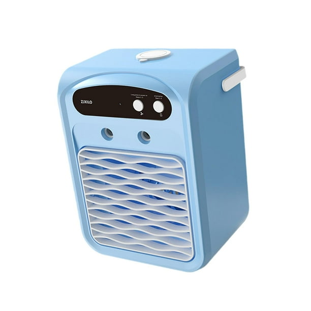 Mini aire acondicionado aire acondicionado portátil 1000 ml versátil Ventilador de enfriamiento de niebla recargable Ventilador personal para pesca en Azul