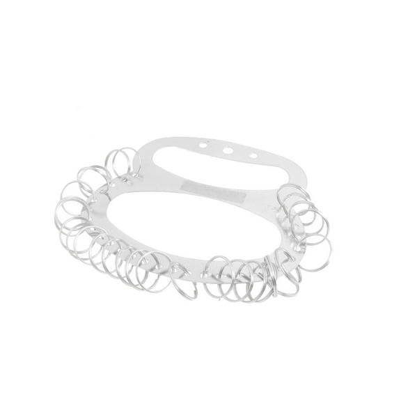 Ellipse Handle Rings Metal Separable Key Chains for Stock Clerk