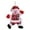B, variant on Drses‌‌ Christmas Tree Pendants Christmas Cloth Figurine Pendants Red Plaid Dancing Santa Claus Snowman Doll Pendants Suitable For Christmas Decoration