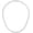 16 inch White Gold Plated, variant on Leander 4.0mm cubic zirconia tennis necklace, 18K white gold/yellow gold plated, 16-24 inches