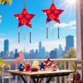 thumbnail image 4 of Independence Day Star Wind Chime Pendant Decoration Pendant US Day Party, 4 of 6