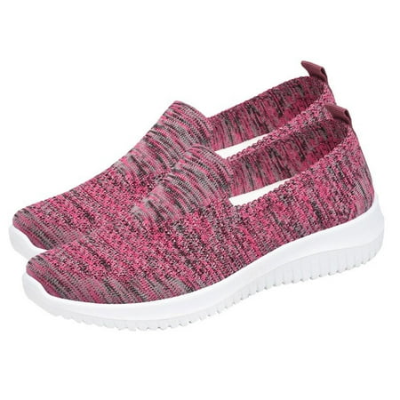 

NOKIO Comfy Women S Active Footwear Women S Everyday Sports Shoes Casual Women S Running Shoes Women s Summer Soft Comfortable Breathable Mesh Shallow Knit Casual Shoes