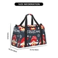 thumbnail image 3 of Balery Three Cute Christmas Gnomes Bolsa de Gimnasio para Mujeres, Bolsa de Viaje con Bolsillo Húmedo, Bolsa de Fin de Semana para Mujeres, Bolsa de Viaje Resistente al Agua, 3 of 7