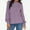 A274 Purple, variant on Xdegoge Knit Sweater for Women with Long Sleeve and Shoulder Buttons, Cable Knit , Solid Color Fashion Textured Waist-Defining Top