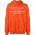 thumbnail image 2 of OXI Hoodie Sweatshirt - Becoming a Classic, Basic Casual Hoodie for Men's and Women Fleece Hoodie Long Sleeve - Orange Small, 2 of 3