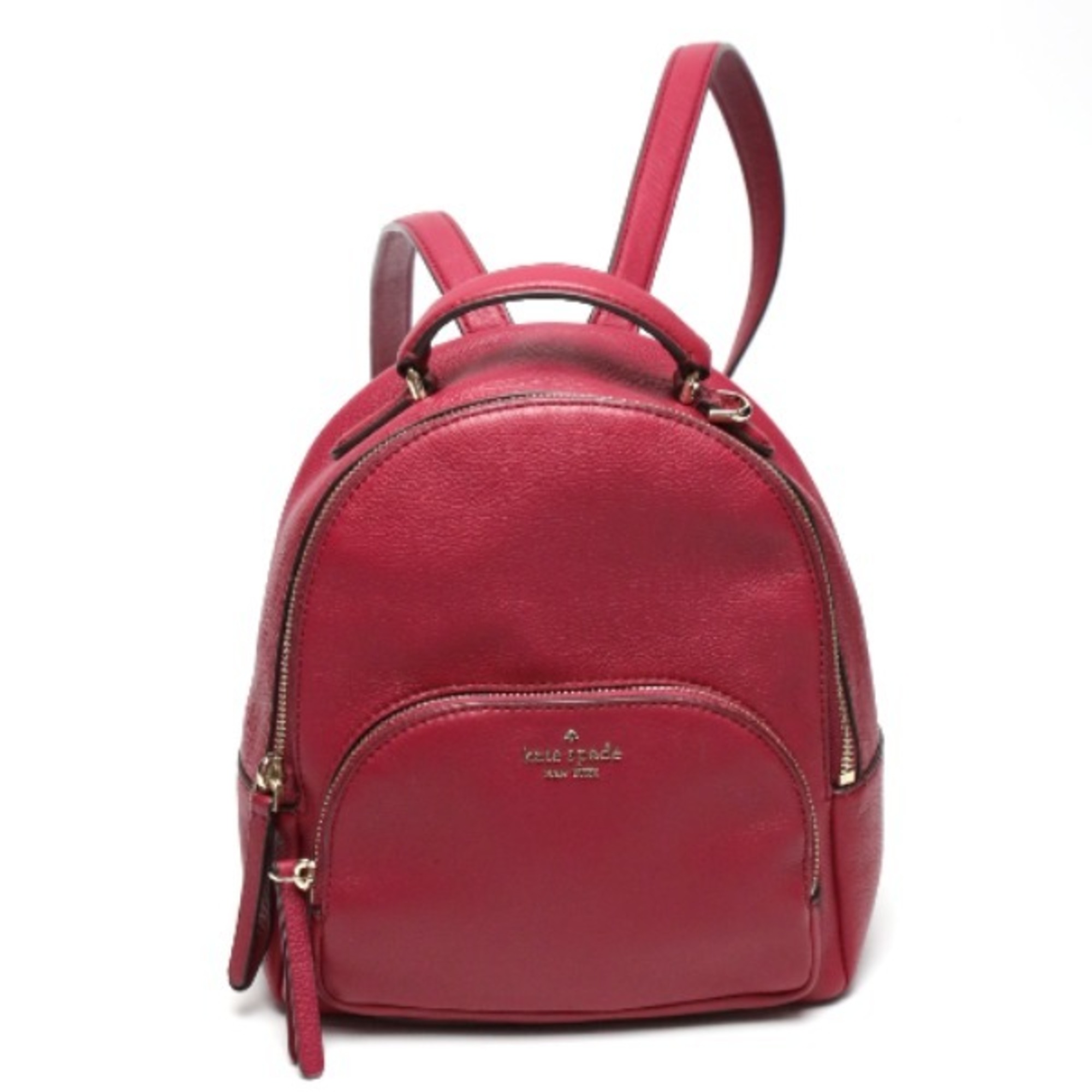 Kate Spade Jackson Pebbled Leather Stoplight Red Medium Backpack Kate Spade Jackson Medium Flap Bag New | Mercari main image 2