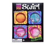 new trending nee doh teenie swirl 4 pack stress reliever balls, fidget, sensory ( 1 chosen at random)
