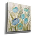 thumbnail image 2 of Epic Graffiti 'Opalescent Floral II Blue' by Silvia Vassileva, Canvas Wall Art, 26"x26", 2 of 8