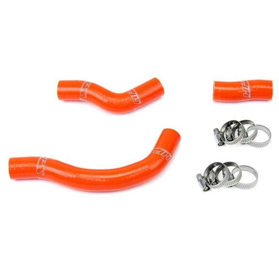 HPS Orange Reinforced Silicone Radiator Hose Kit Coolant for KTM 07-10 450SXF 2007 450SXSF