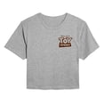 thumbnail image 2 of Toy Story - Sheriff Woody Show - Juniors Cropped Graphic T-Shirt, 2 of 4
