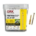 thumbnail image 2 of GRK Fasteners 5914601 605 Piece Trim No. 8 x 2.5 in. Trim Screws Yellow Zinc, 2 of 6