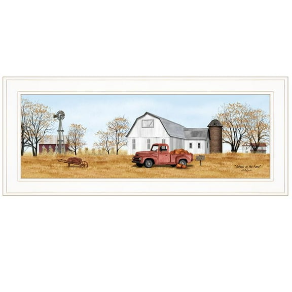 Autumn on Farm by Billy Jacobs Printed Wall Art Wood Multi-Color