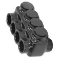 thumbnail image 2 of Conector De Cable Múltiple, Conector De Grifo Múltiple Aislado Conector Aislado De 4 Puertos Conector De Empalme De Alimentación De Cable Múltiple De Doble Entrada Para Alambre De Cobre De Aluminio, 2 of 14