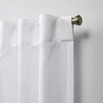 thumbnail image 4 of Nicole Miller Faux Linen Slub Textured Hidden Tab/Rod Pocket Top Light Filtering Curtain Panel Pair, 54"x108", Winter, 4 of 7