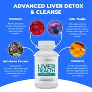 PureHealth Research Liver Health - Liver Cleanse Detox & Repair Supplement