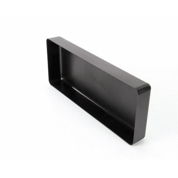 6.56 x 16.16 x 2 in. Drain Condenser Black Hip Pan