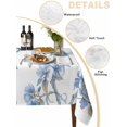 thumbnail image 2 of Blue Floral Birds Table Cloth, Farmhouse Flowers Pastoral Waterproof Tablecloth for Rectangle Tables, Reusable Washable Fabric Table Cover for Restaurant Kitchen Dining Tables 54"x108", 2 of 6