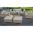 thumbnail image 3 of Monterey 8 Piece Outdoor Wicker Patio Furniture Set 08a-Color:Beige, 3 of 5
