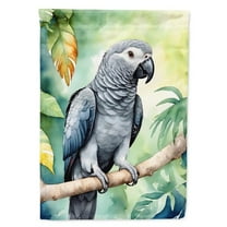Carolines Treasures DAC7409GF 15.5 x 11.25 in. African Grey Parrot Garden Flag