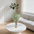 thumbnail image 3 of simeccom 13.78" Artificial Eucalyptus Stems in Glass Vase with Faux Water - Fake Plant for Home Decor, Coffee Table Centerpiece, Office & Bathroom Greenery, 3 of 6