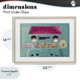thumbnail image 4 of Stupell Industries Art Deco Retro Party Mix Cassette Birch Framed Print Under Glass, 20 x 14, by Annabelle Hall, 4 of 8