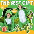 thumbnail image 3 of Disfraz CANASOUR Animal Monesie Frog Green para niños de 4 a 12 años, 3 of 6
