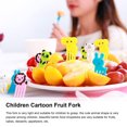 thumbnail image 3 of Oubit Plastic Fruit Fork,50 PCS Home Cartoon Home Cartoon Fruit Fork Children Fruit Fork Set Stylish and Modern, 3 of 9