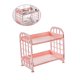 thumbnail image 1 of Estante de almacenamiento de plástico para baño de 2 capas, estante de cocina para inodoro, organizador de cosméticos para artículos diversos Almacenamiento y organización del hogar Rosa claro Bewildely HA000843-03B, 1 of 1