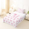thumbnail image 5 of Erosebridal Pink Letter D Personalized InitialTwin Sheet Sets For Kids,Girly Bowknot Bedding 3-Piece, 5 of 6