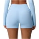 thumbnail image 1 of Karight Women's High Waist No Front Seam Scrunch Butt Biker Shorts Booty Lifting Biker Comfy Scrunch Yoga Shorts, 1 of 7
