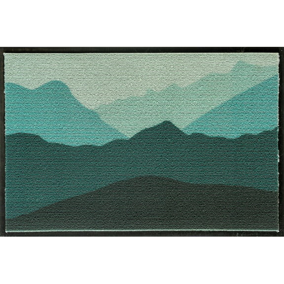 Rugs America LO30A 20"x31.5" Entry Rug Non-Slip Washable Indoor Door Mat, Small Oriental Accent Throw Rug for Bedroom Kitchen Entryway Bathroom