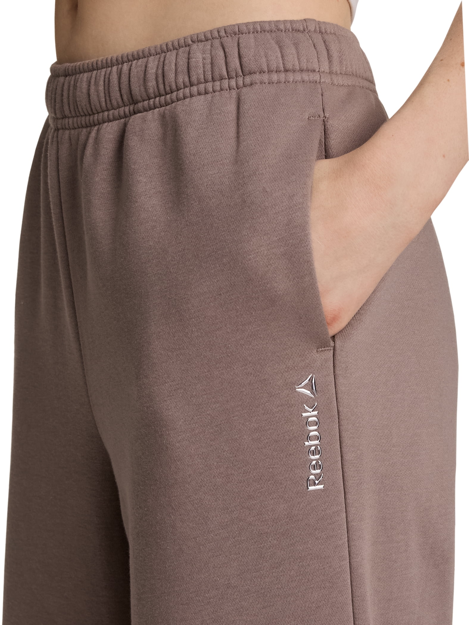 Reebok Women's and Women's Plus Game Day Fleece Wide Leg Pant, Sizes XS-4X