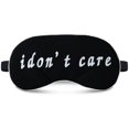 thumbnail image 1 of Coofit Sleeping Mask Cute Letter Decor Sleeping Eye Cover Blindfold Eyeshade for Home, 1 of 10
