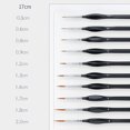 thumbnail image 3 of 10 unids/set pintura al óleo gancho línea pluma corta madera varilla rayita pluma dibujo arte pluma FLhrweasw Nuevo, 3 of 8