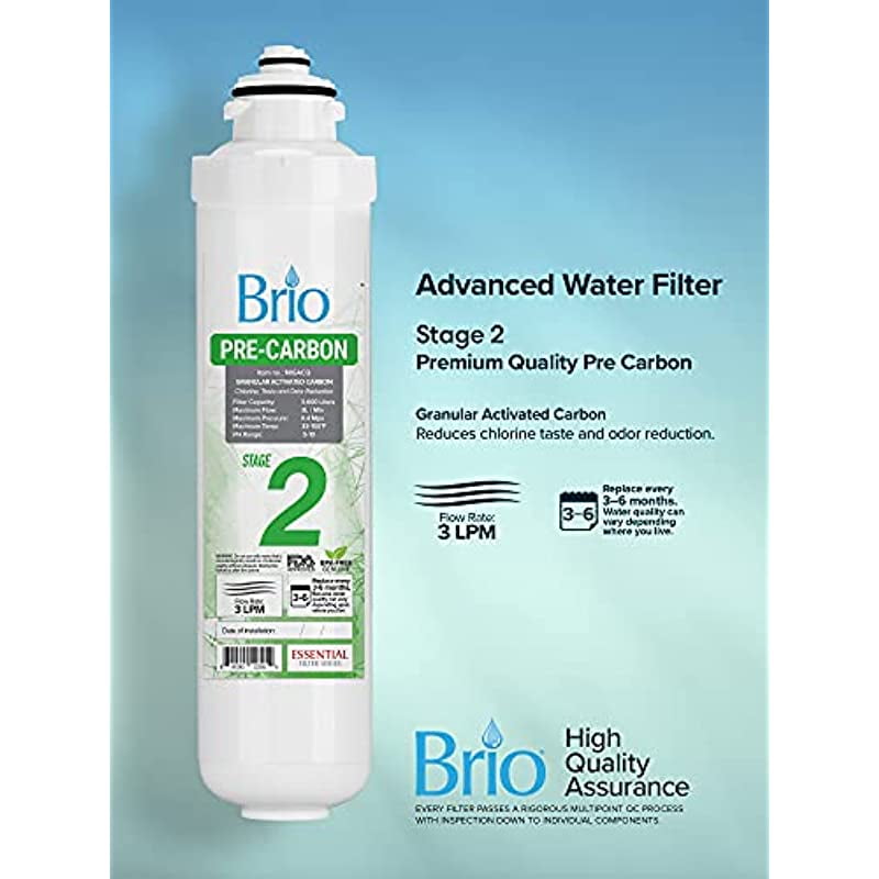 Buy Brio Water Cooler Filter Replacement Stage2 Pre Carbon Granular