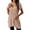 Khaki, variant on Womens Tops Casual V-Neck Tunic Tops with Pockets Solid Color Short Sleeves Summer Tops for Women (Black L)