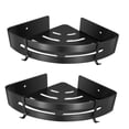 thumbnail image 3 of OUNONA 2Pcs Bathroom Shower Shelves Stainless Steel Storage for Kitchen Household Users, 3 of 6