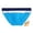 Sky Blue, variant on ZenCart Men Swimming Briefs with Padded Cup Mid-rise Color-Block Design Side Split Quick-Drying Elastic Breathable Swim Trunks