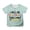 Mint Green, variant on LPKRT Girls Short Sleeve T-Shirts Crewneck Funny Print Vacation Basic Tees Classic Fit Comfortable Summer Back-To-School Shirt Top White 6-7 Years