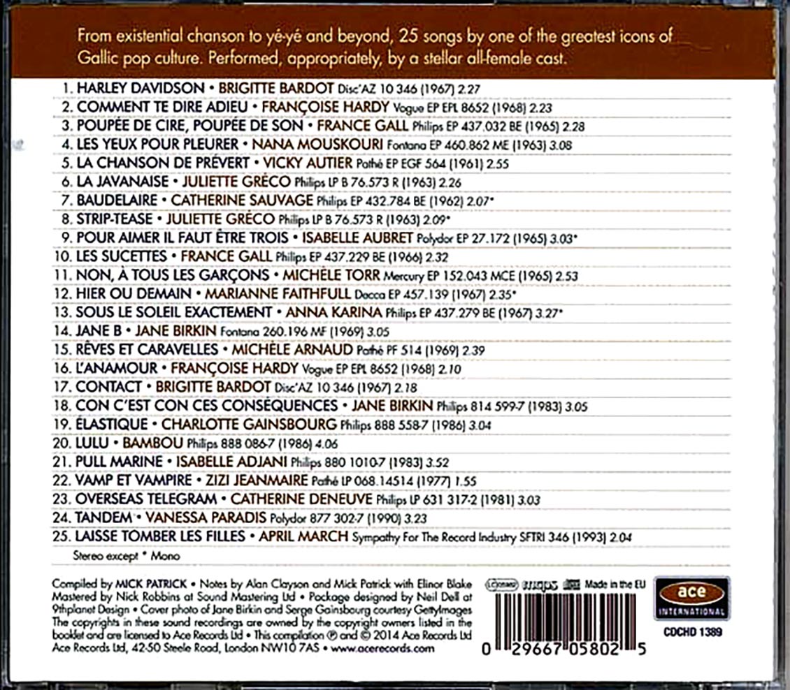 Various Artists - Vamps Et Vampire: Songs of Serge Gainsbourg / Various -  Pop Rock - CD