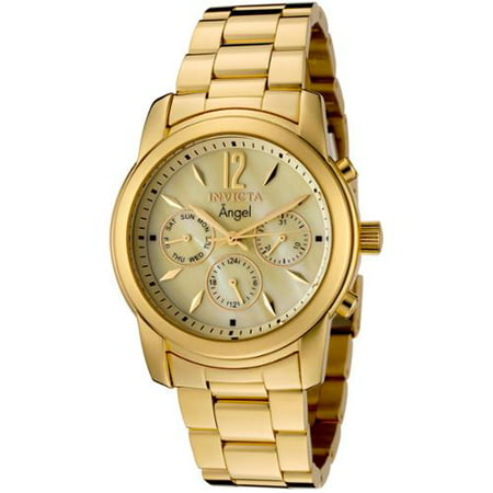 Invicta Women's 0466 Angel Collection 18k Gold-Plated Stainless Steel Watch