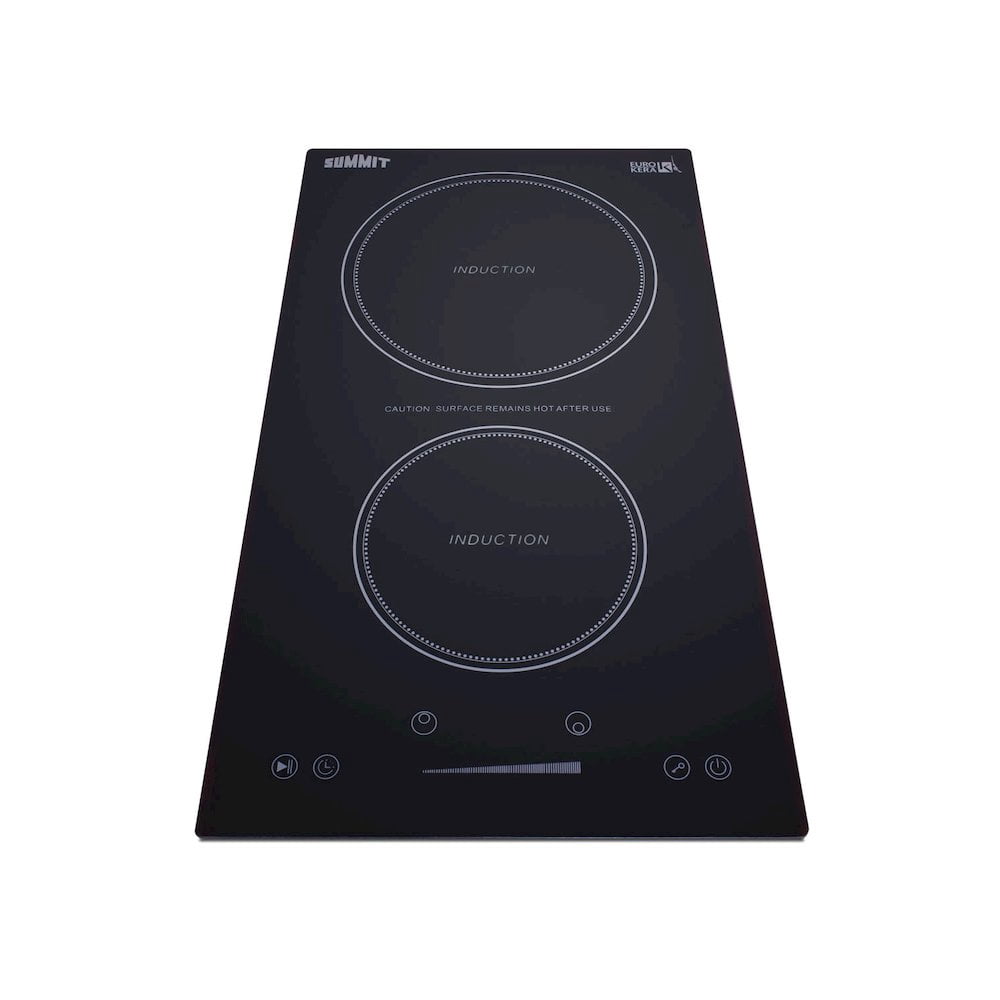 12" Wide 115V 2-Zone Induction Cooktop, Cord Included